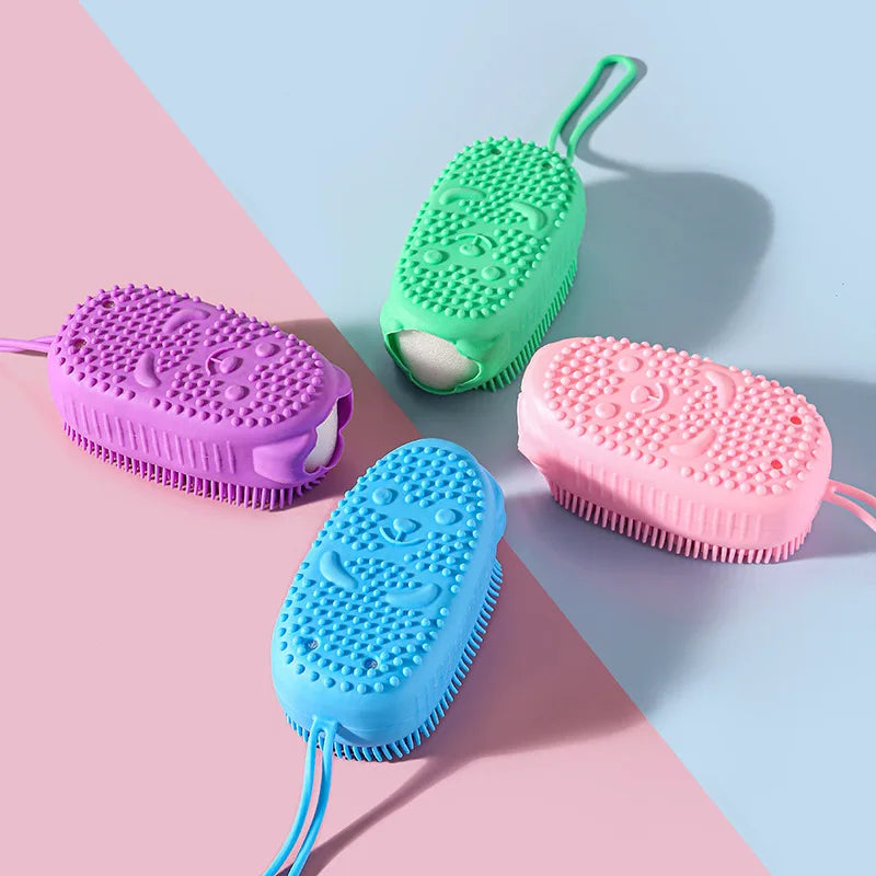 Silicone Foaming Exfoliating Bath Brush