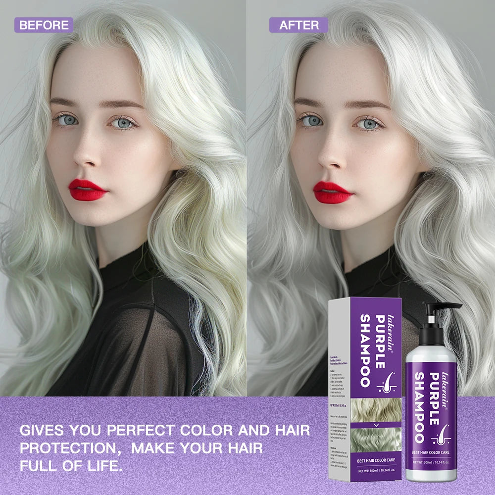 Purple Lock: Nourishing Blonde Hair, Flexible Gold and Silver Removal