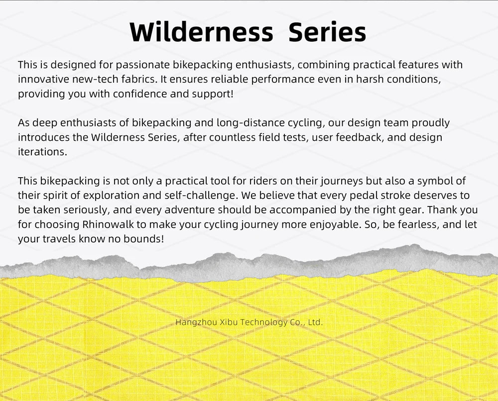 Rhinowalk 17+ Inch Waterproof Bicycle Frame Bag