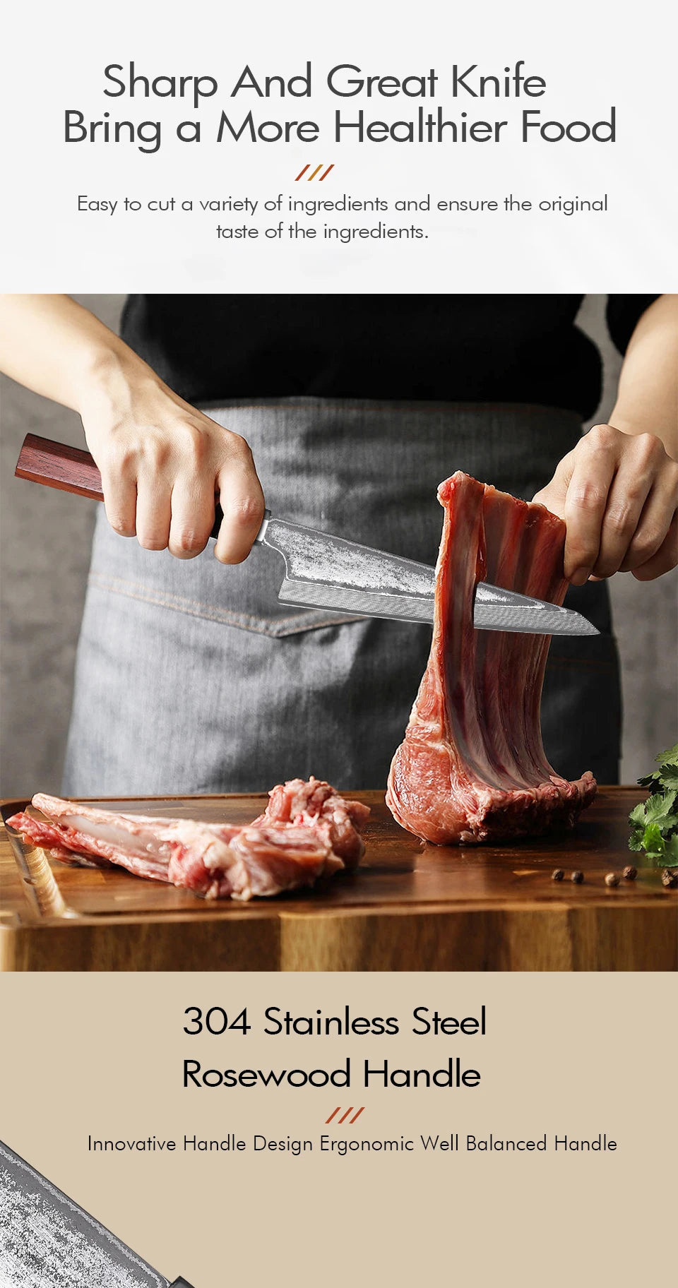 Honesuki Damascus Knife - The Essence of Japanese Kitchen