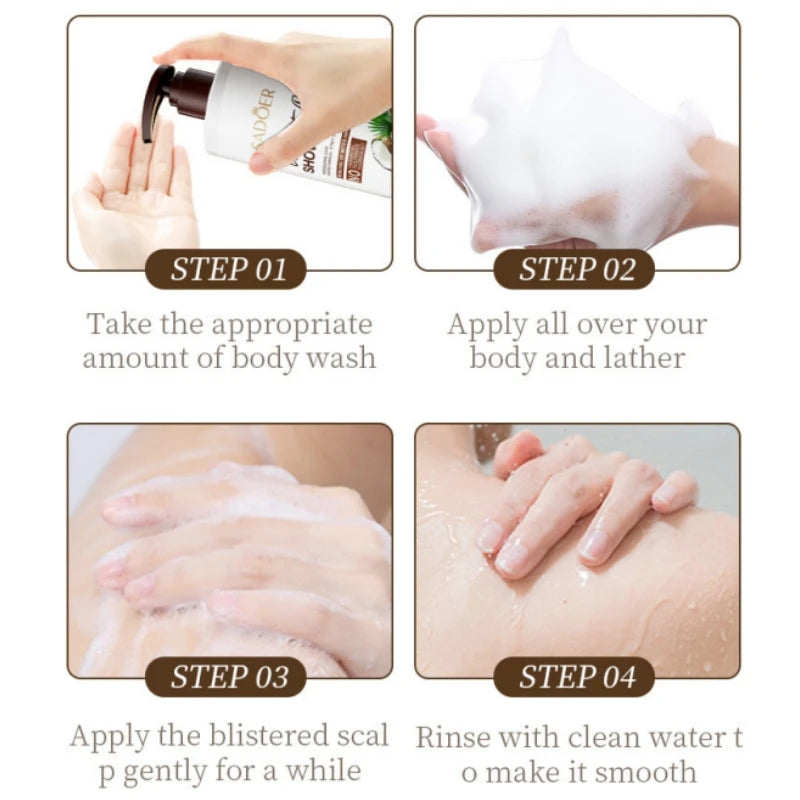 Moisturizing Coconut Shower Gel 400ml - Coconut Fragrance