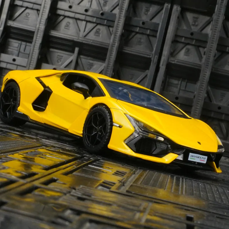 Mô Hình Xe Lamborghini Revuelto Hợp Kim Kéo Lùi Trẻ Em - Daisan Mart