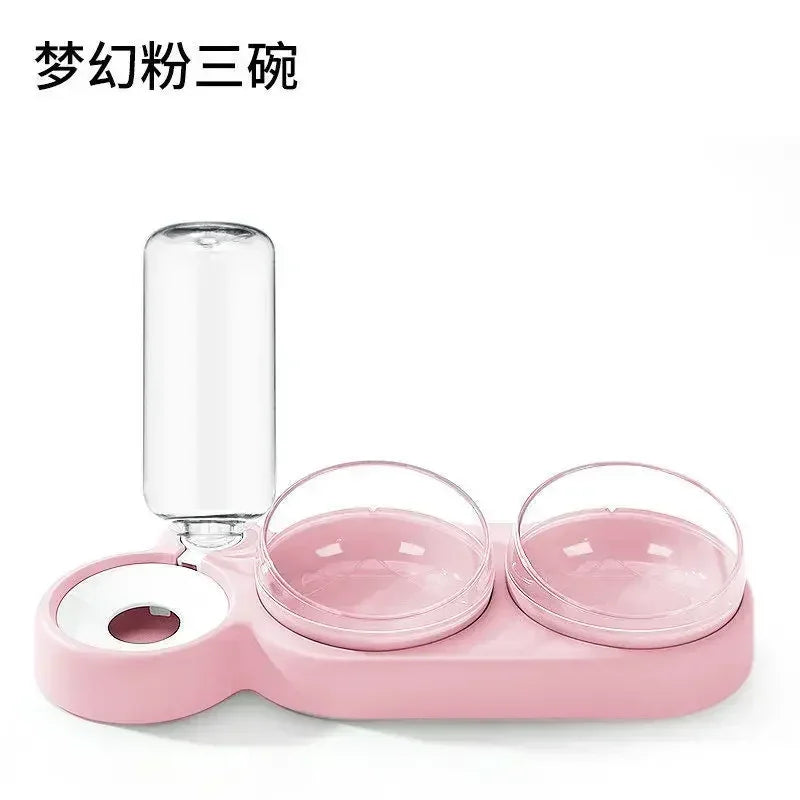 3-in-1 Spill-Proof &amp; Automatic Pet Bowl