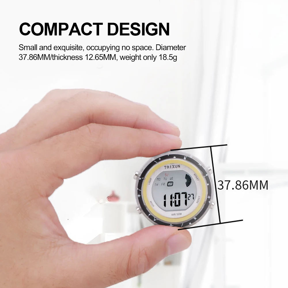 Đồng Hồ Dán Xe Máy Chống Nước - Mini Watch Dashboard