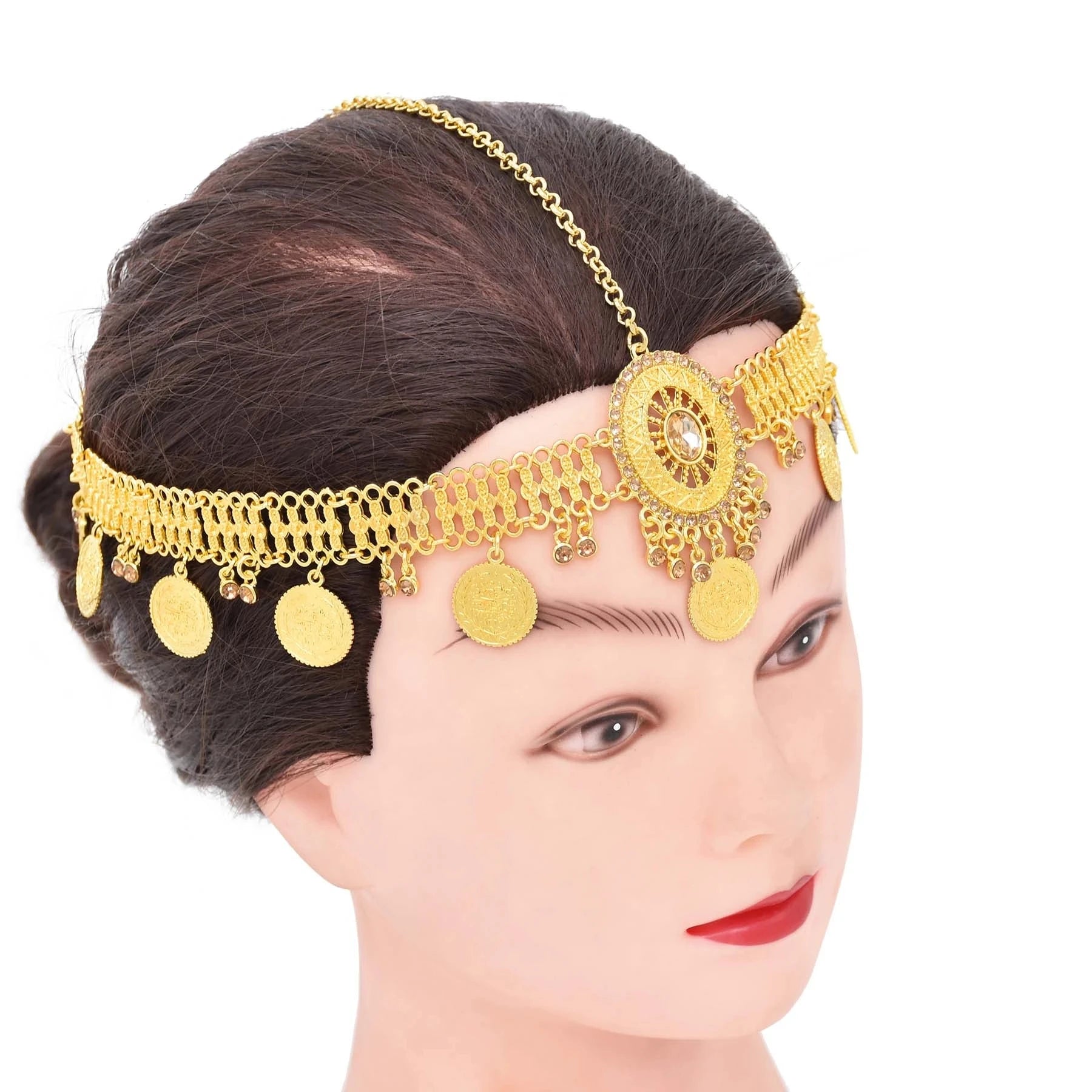 Vương Miện Boho Ấn Độ Hoa Tím Cổ Điển 50 ký tự