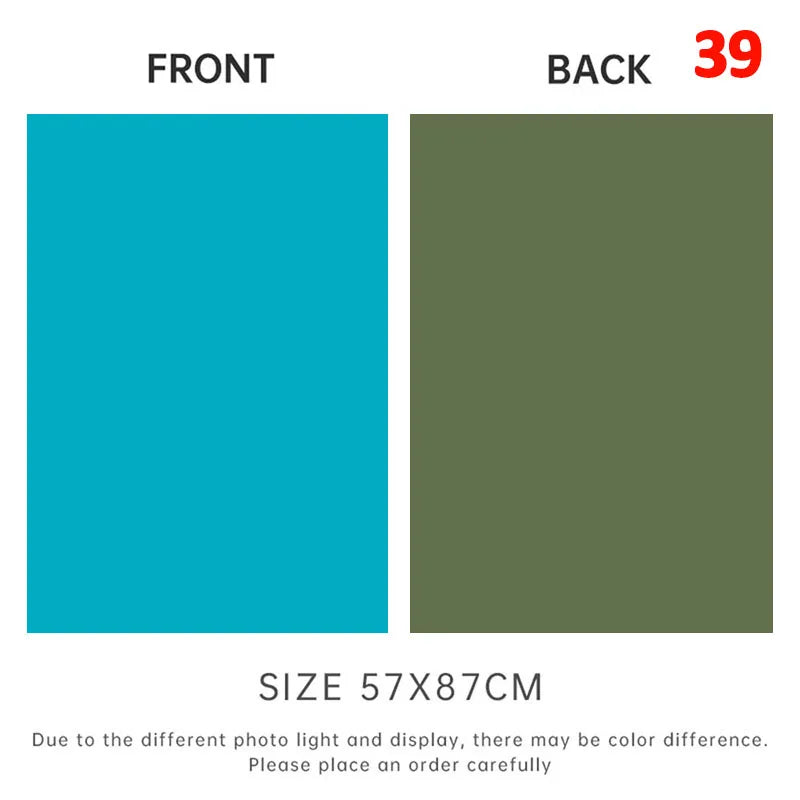 Photography Backdrops Wallpaper 57*87cm 2sides Solid Color Photo Background Props for Photo Studio Newborn Product Photographic - Daisan Mart
