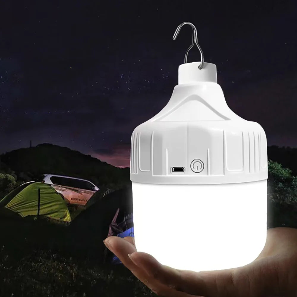 Portable Waterproof USB Rechargeable Outdoor LED Hanging Light