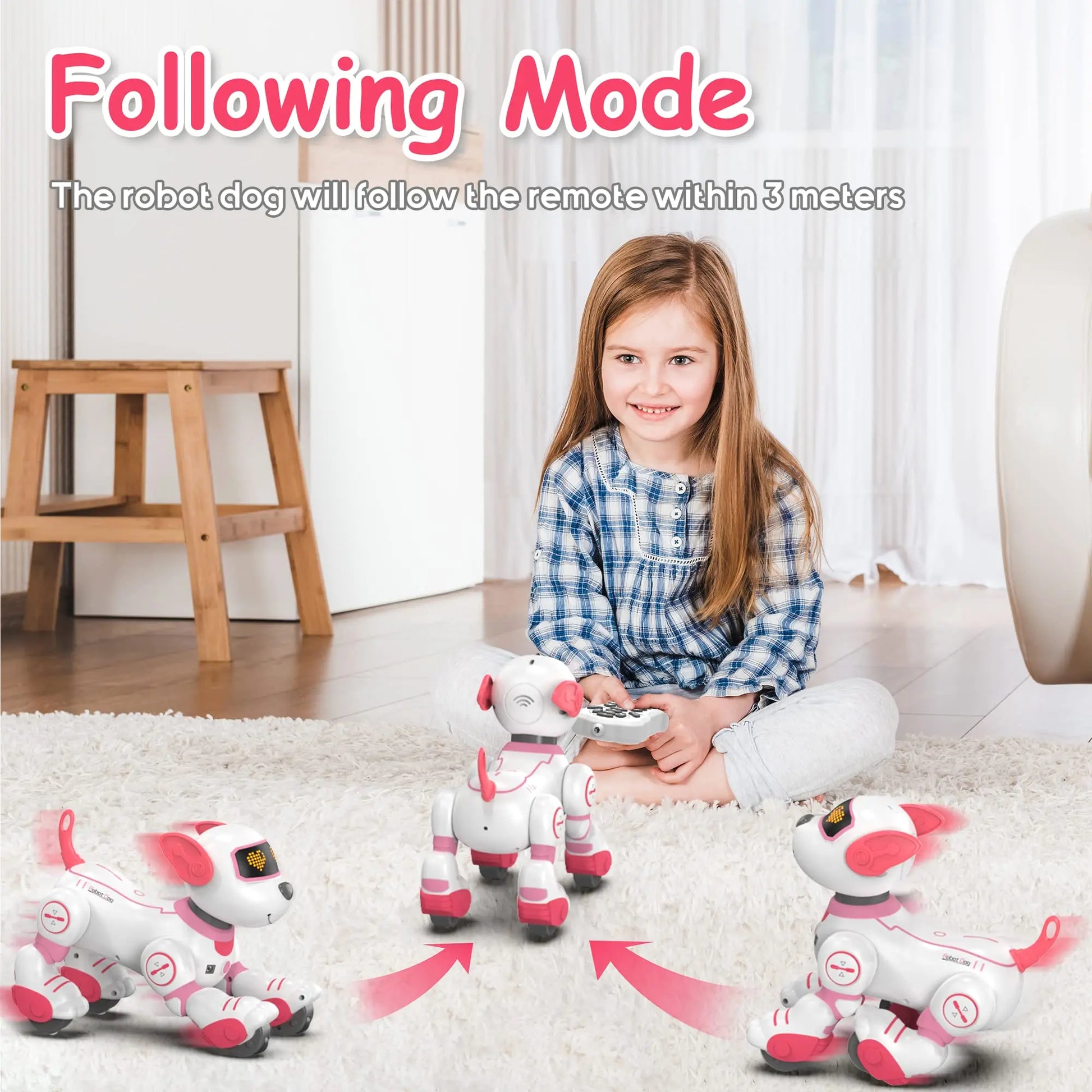 Intelligent Robot Dog Remote Control Electronic Sing Dance Follow Smart Interactive Stunt Music Toy Programmable Puppy Kid Gift - Daisan Mart