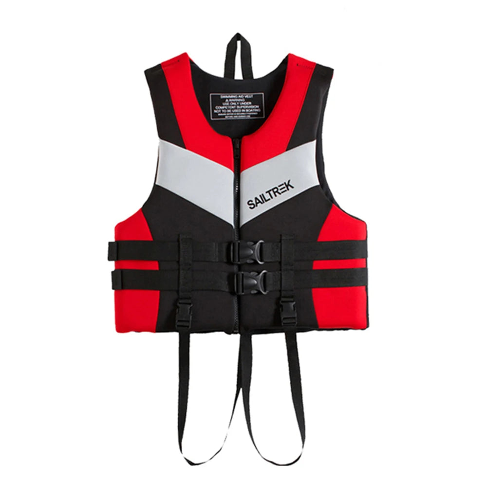 New Adults Neoprene Life Jackets Water Sport Floating Vest Kayak Ski Buoyancy Aid Sailing Boating Water Entertainment Project