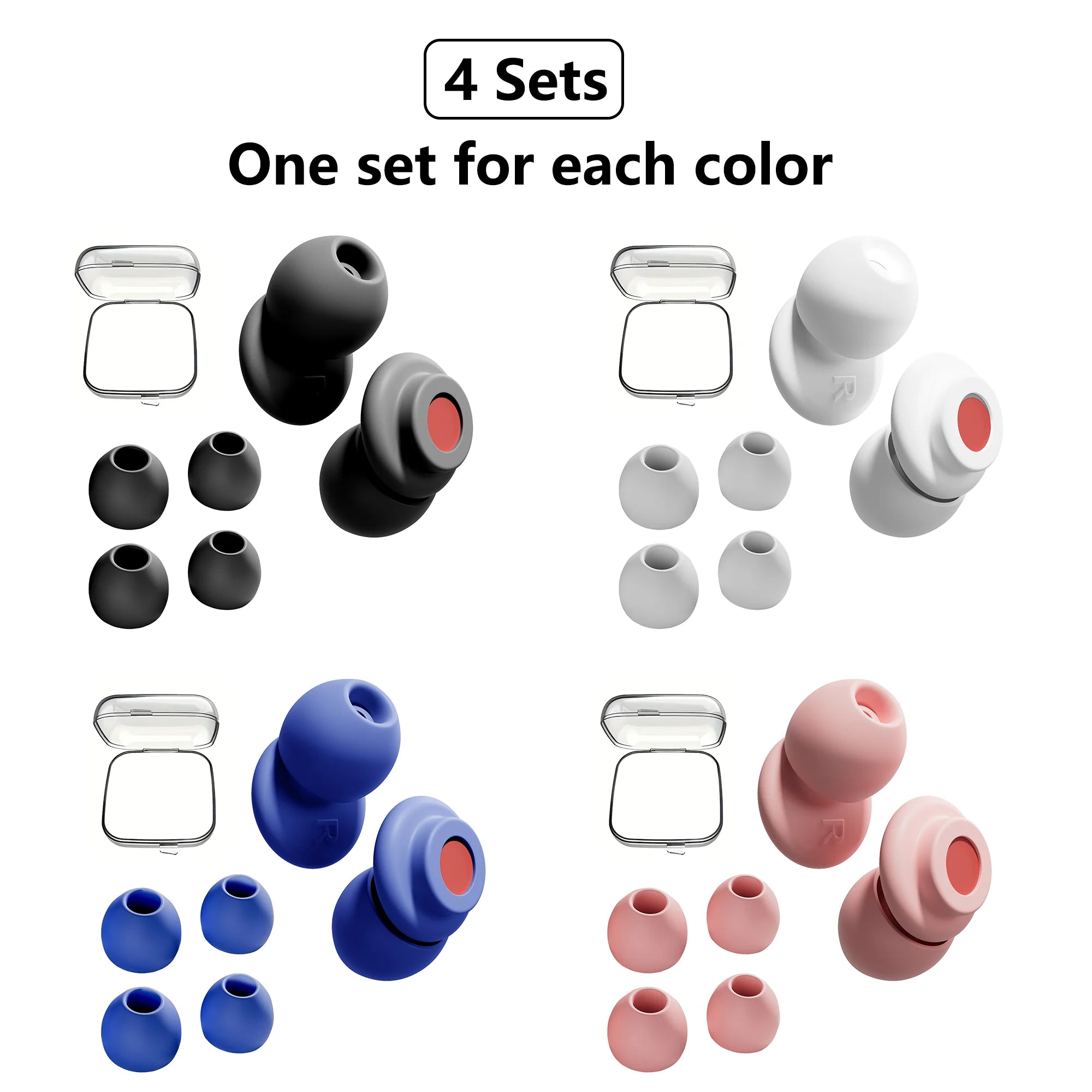 Nút Tai Silicone HUAK – Giảm Ồn, Ngủ Ngon, Tái Sử Dụng - Daisan Mart