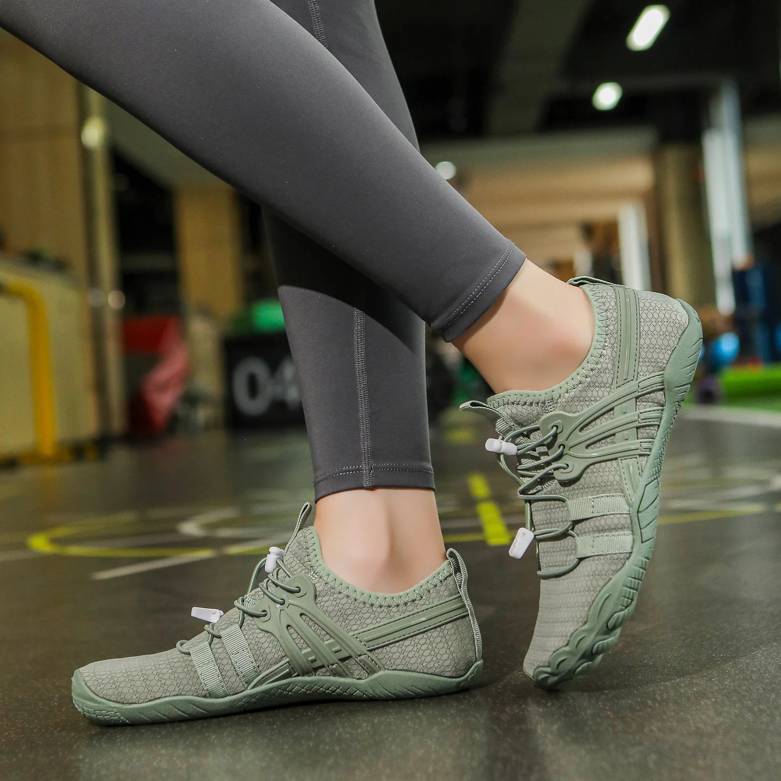 Giày Bơi Lội Trẻ Em Nữ 5 Ngón Lưới Thoáng Sắc Màu