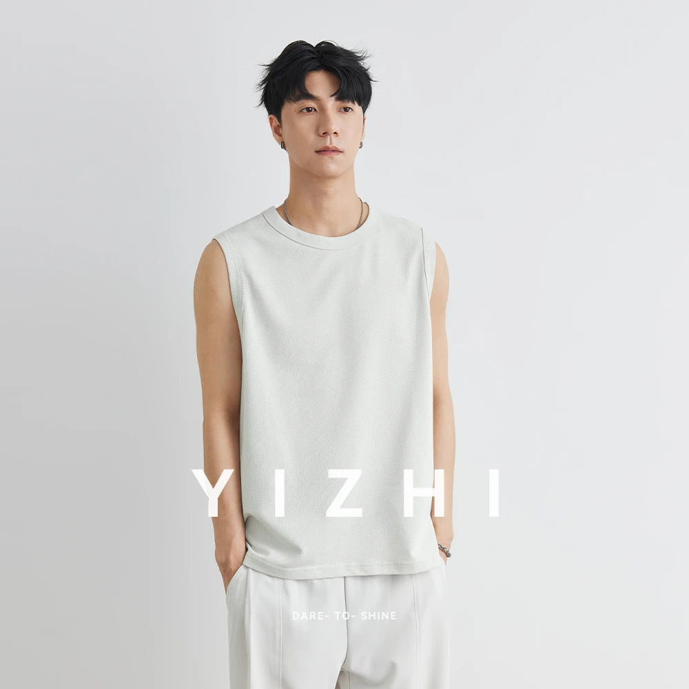 Áo Thun Nam Mùa Hè Thoáng Khí Tập Gym Không Tay