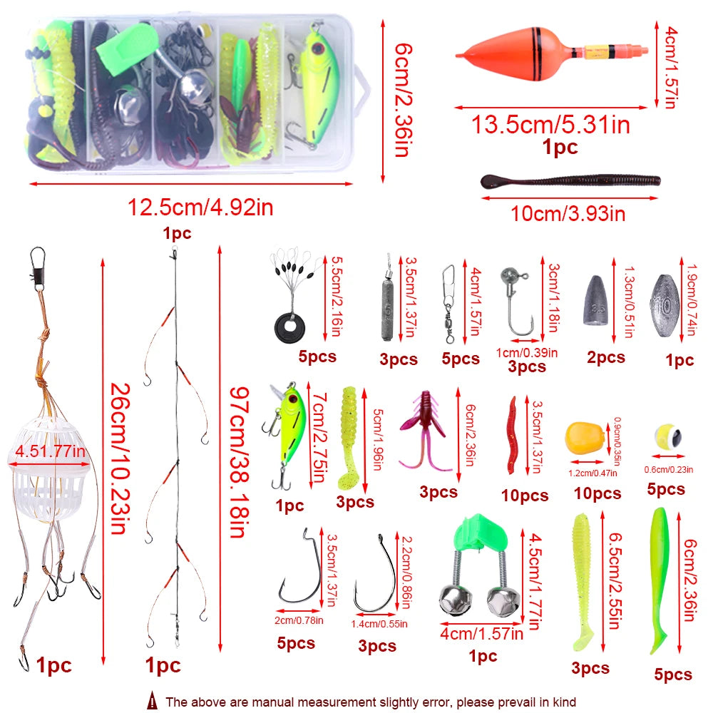 Bộ Cần Câu Cá FISH KING 1.8/2.1m Full Combo Carbon