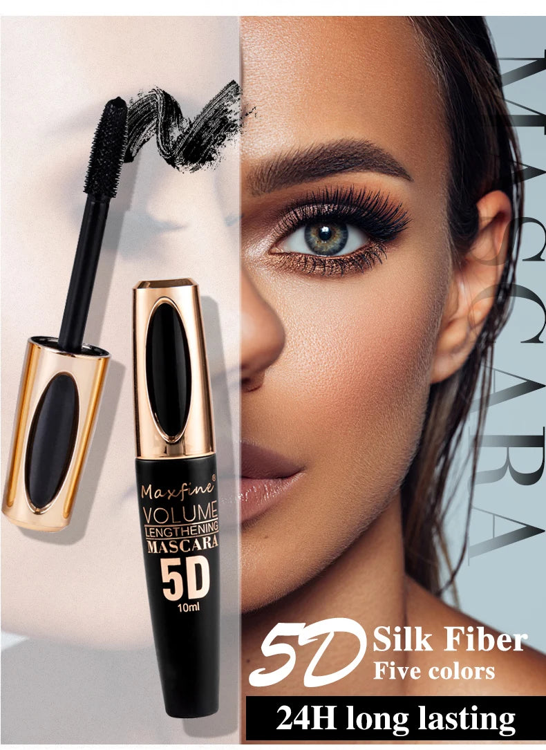 5D Mascara: Long, Bold, Smudge-Free, Clumping-Free