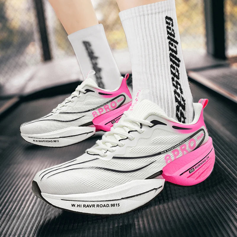 Giày Chạy Bộ Marathon 2025 Đệm Khí Siêu Nhẹ Nam Nữ