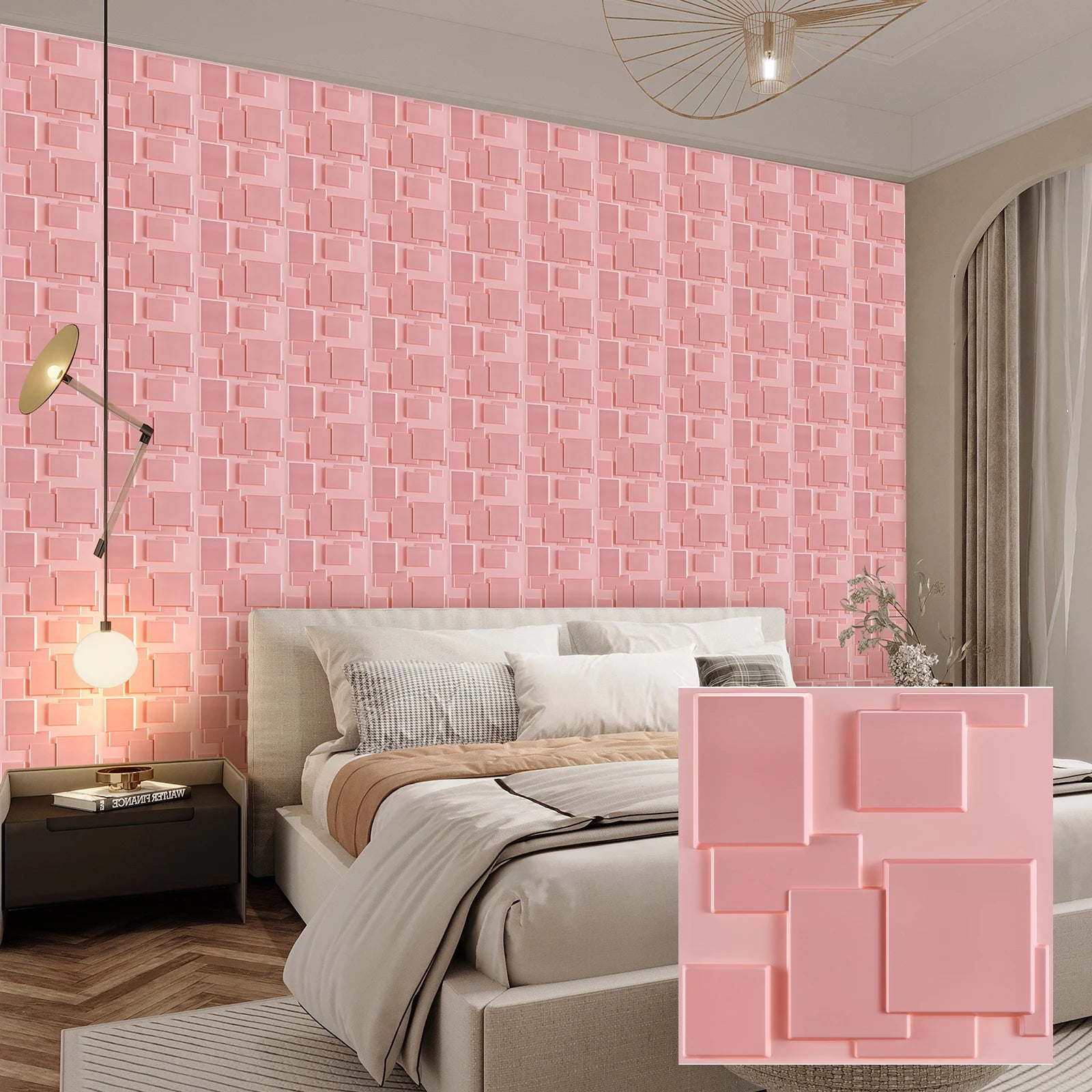 Tấm Ốp Tường 3D Vân Sóng KUUJOJO Sang Trọng Độc Đáo - Daisan Mart