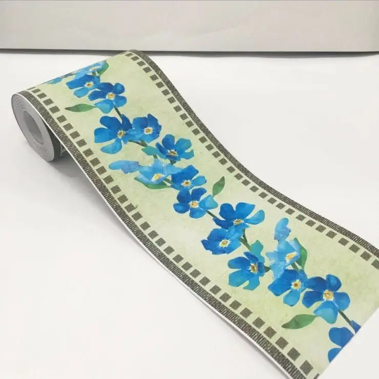 Waterproof PVC Wall Panels Self-Adhesive Skirting Board - Bathroom Safe Tile Border Sticker for Shower Corner Guard