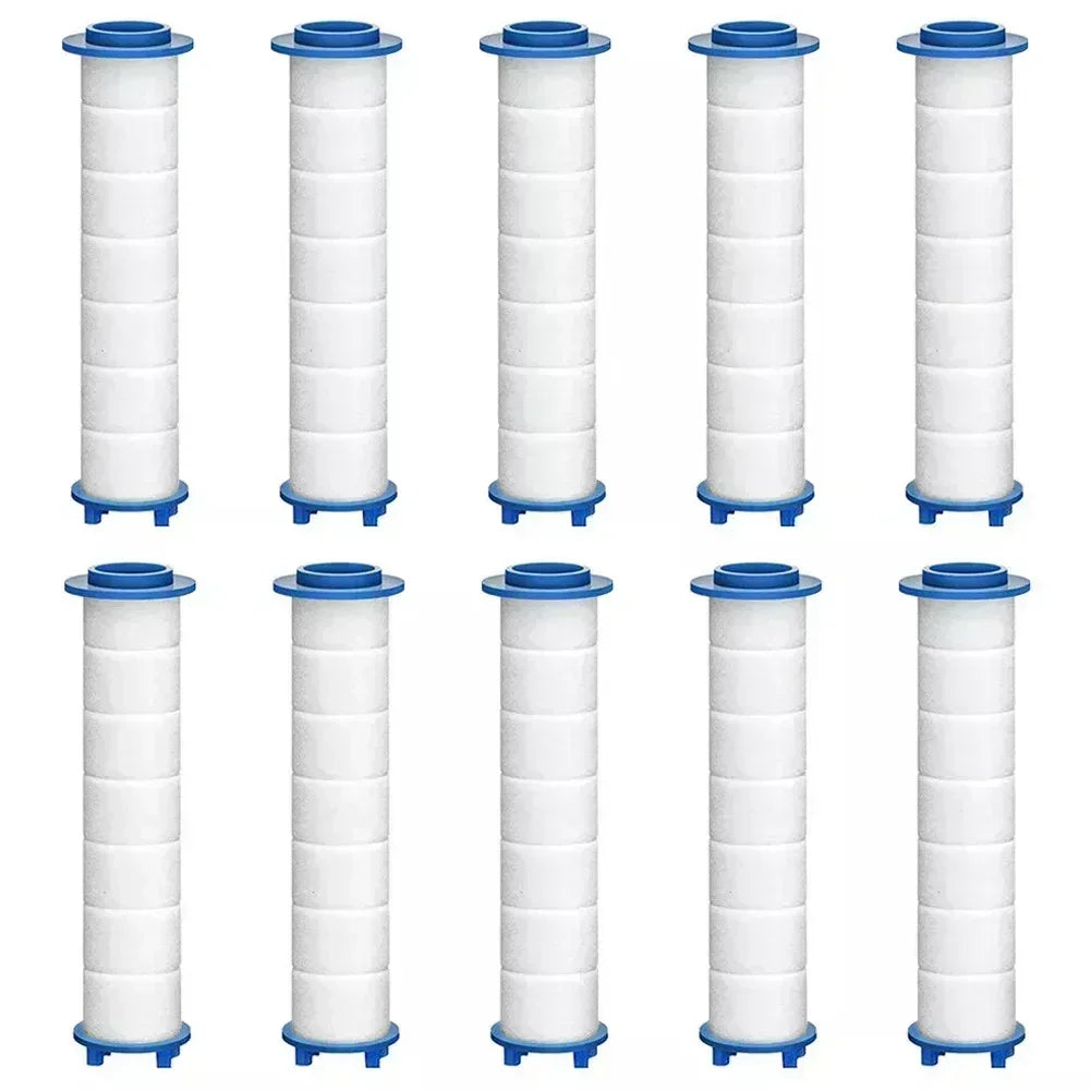 Set of 10 PP Cotton Spiral Turbo Shower Water Filter Cores