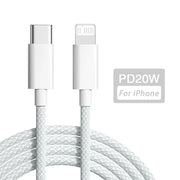 PD 20W USB-C to Lightning Fast Charging Cable For iPhone