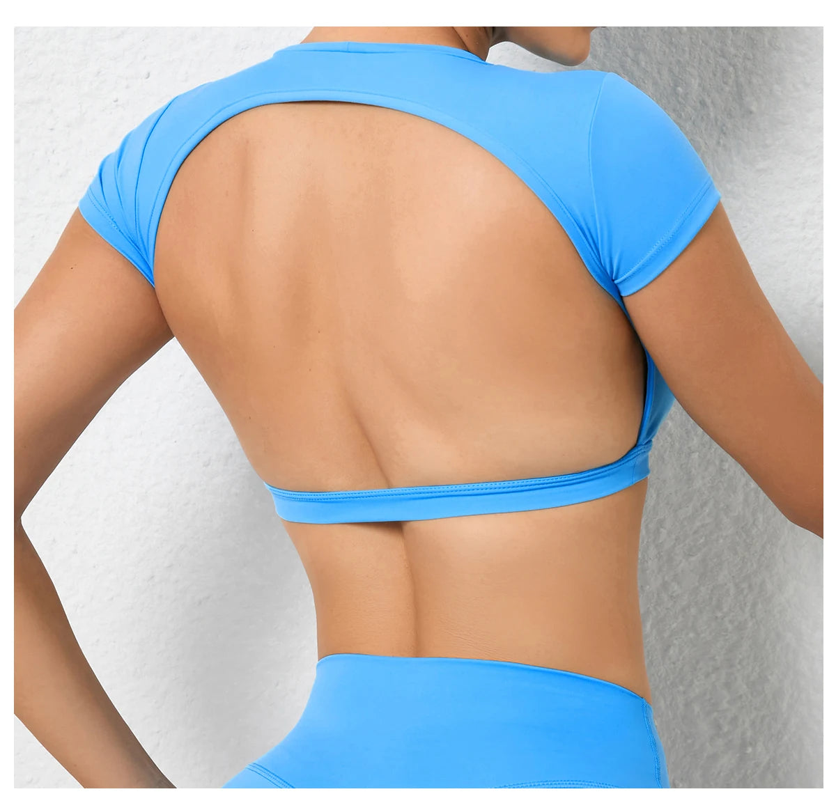 Women's Backless Sports Top Yoga Gym Fitness