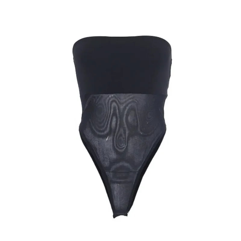 Bodysuit Streetwear Quyến Rũ - Sát Nách & Phối Lưới - Daisan Mart