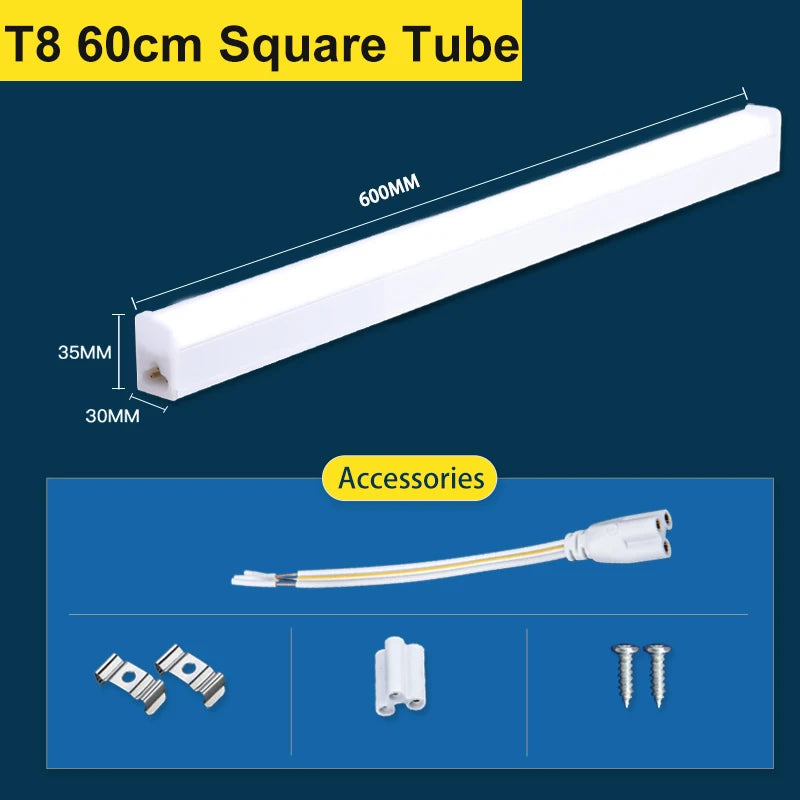 Đèn Tuýp LED T5 T8 90/120cm Lắp Tủ Bếp Văn Phòng Nhà