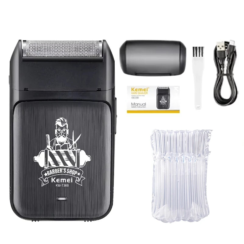 Kemei Tông Đơ Cắt Tóc Không Dây Sạc USB Đa Năng