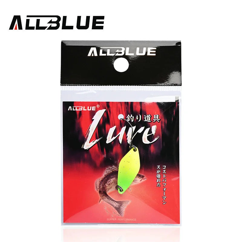 Mồi Câu ALLBLUE 2.4g Kim Loại Màu Sắc Cho Cá Hồi