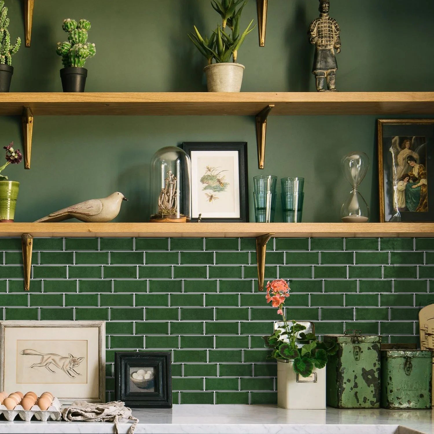 Nhãn Dán Vân Đá Xám Chống Nước DIY Nhà Bếp & Phòng Tắm