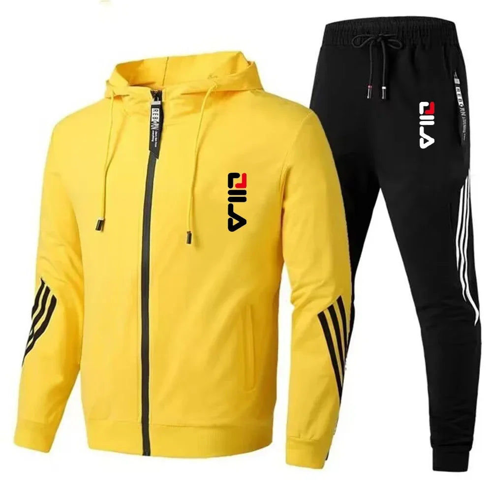 Men's Spring Fall 2025 Sportswear Set, Dynamic, Fashionable