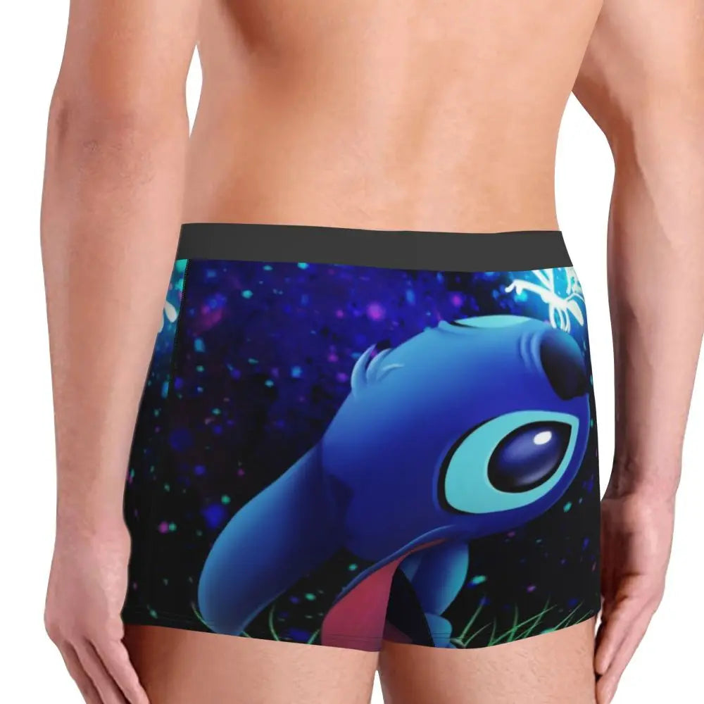 Quần Sịp Nam Lilo Stitch Thoải Mái Phong Cách Anime