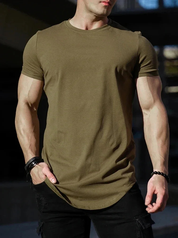 Áo Thun Thể Thao Nam Tập Gym Cotton Cao Cấp Mùa Hè - Daisan Mart