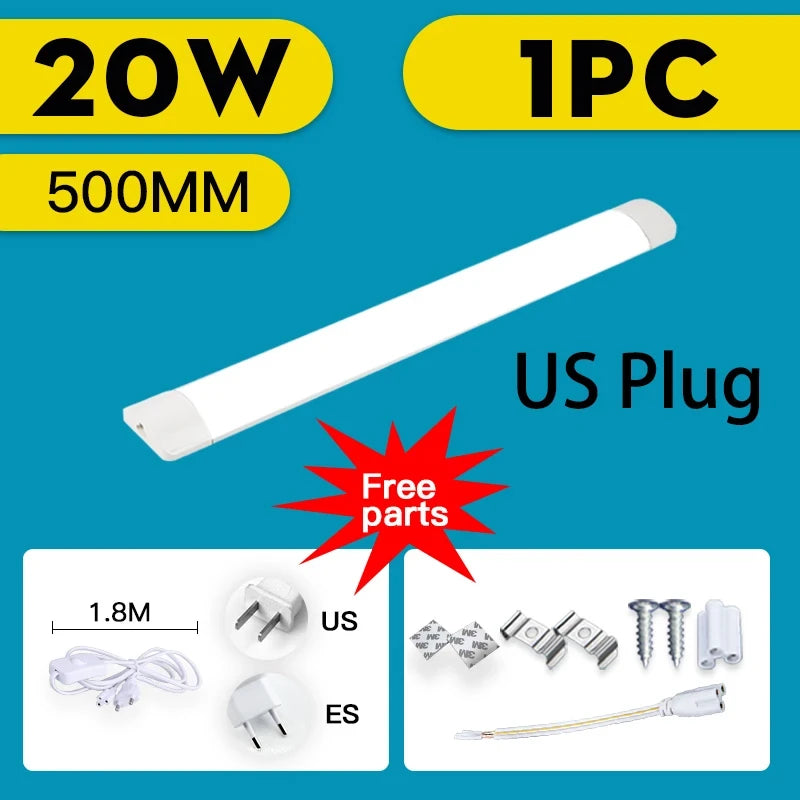 Multi-function LED Tube Light 10W/20W For Kitchen &amp; Bedroom