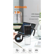 SOFT-Portable Personal Blender For Shakes And Smoothies Blender With 6 Blades USB Rechargeable Handle And Straw Lid Blender