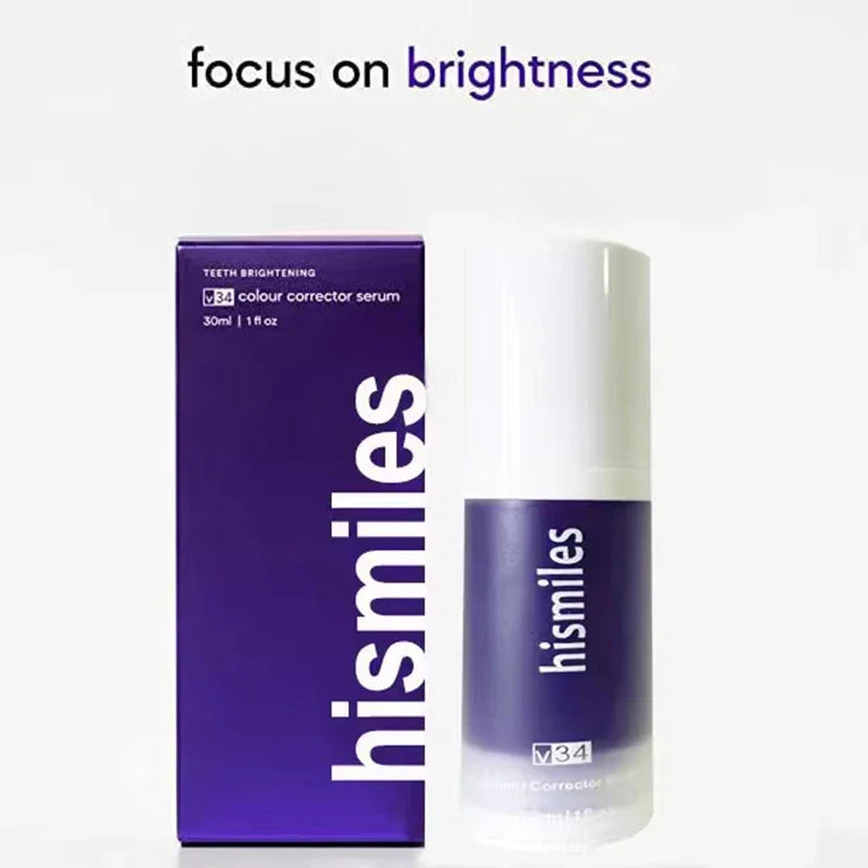30ml V34 SmileKit Purple Toothpaste Removes Tartar Clean Oral Hygiene Fresh Breath Whitening Teeth Care Products - Daisan Mart