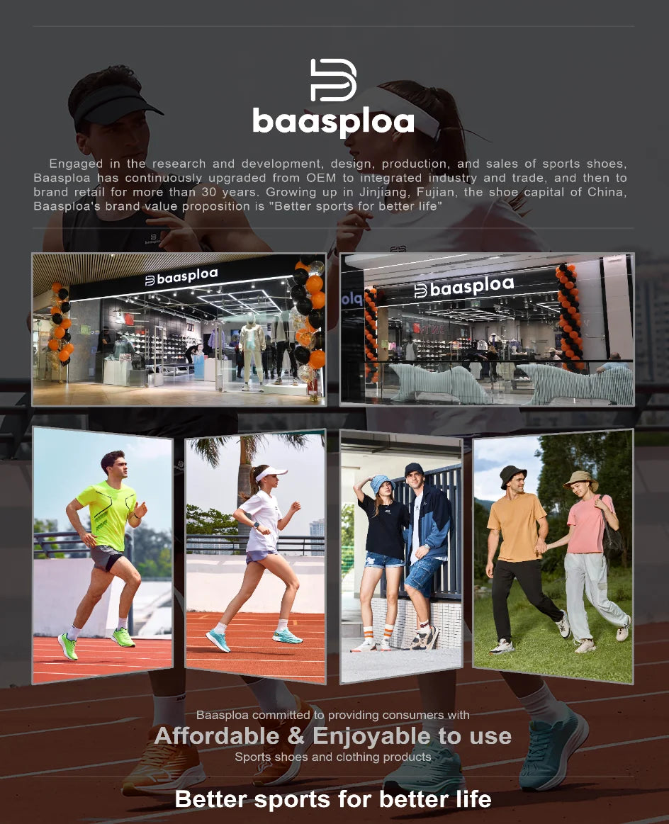 Giày Thể Thao Nữ Baasploa Nhẹ Êm Thoáng Thời Trang