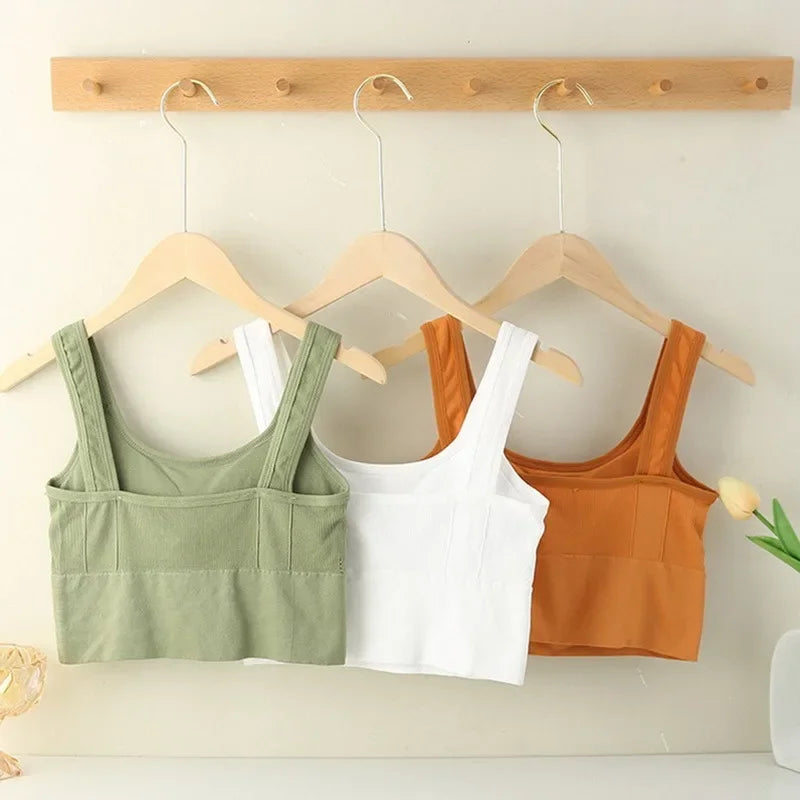 Seamless Push Up Sweat-Resistant Sports Bra