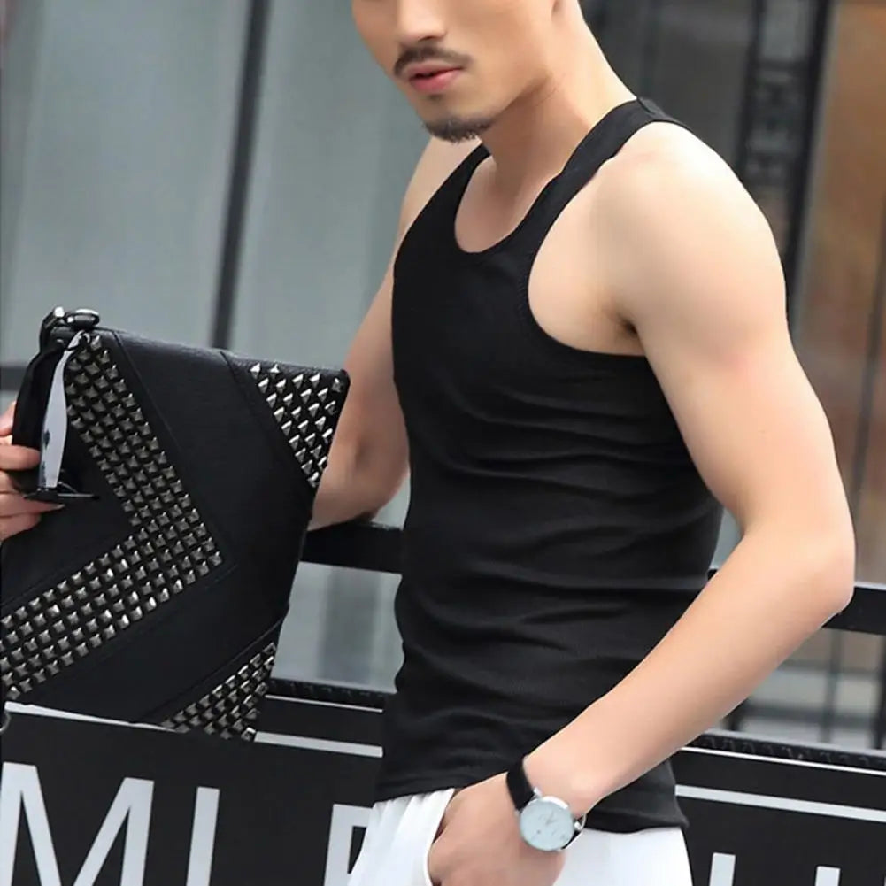 Áo Ba Lỗ Nam Ôm Body Tập Gym Thoáng Khí Mùa Hè