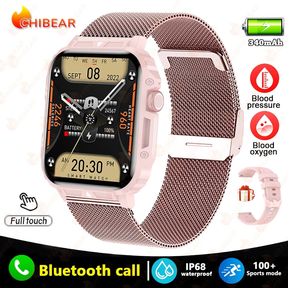 SmartWatch Nam 1.95 - Chống Nước, Gọi Bluetooth