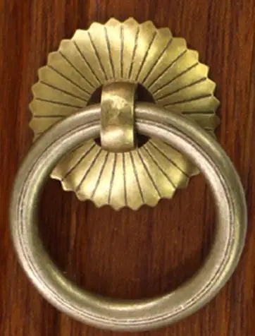 Xipeiyi Mini Handle Pulls Antique Copper Cabinet Ring Handles Chinese Brass Drawer Pulls - Daisan Mart