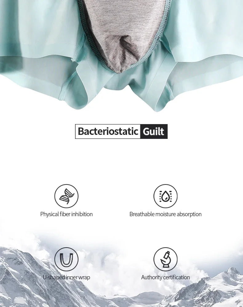 Quần lót nam 3PC, thoáng khí, phong cách cá tính.