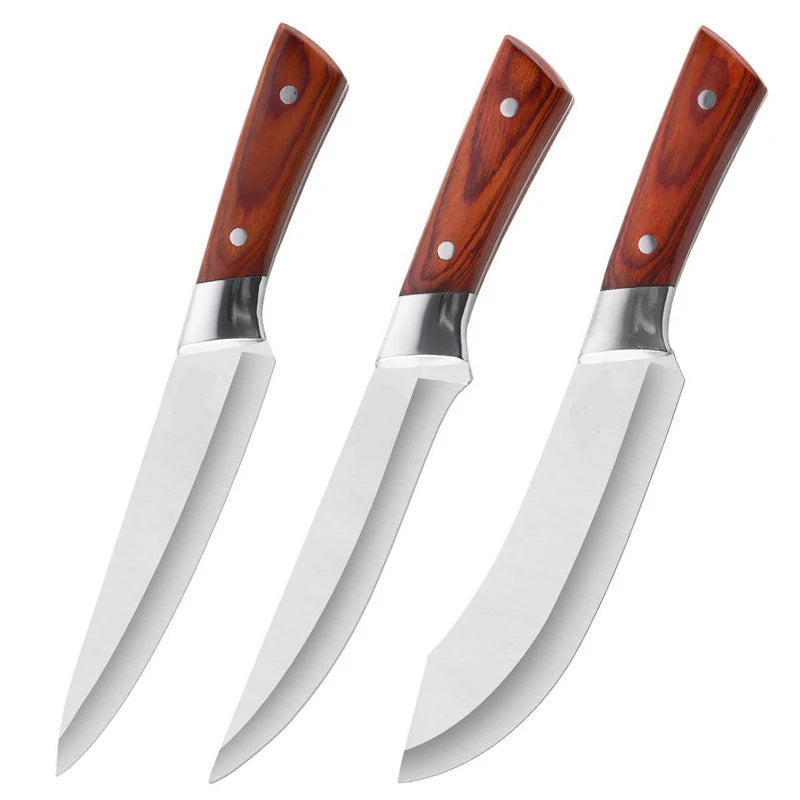 Multi-purpose Stainless Steel Boning Knife for Cutting Meat and Vegetables