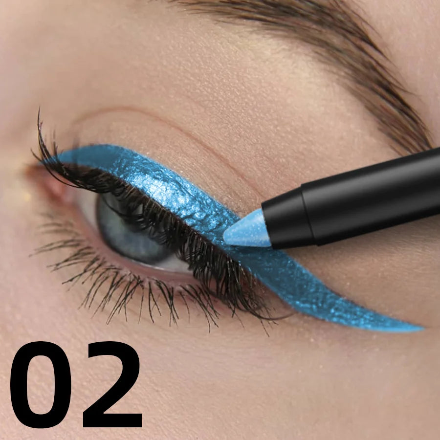 10 Color Gothic Style Waterproof Eyeliner