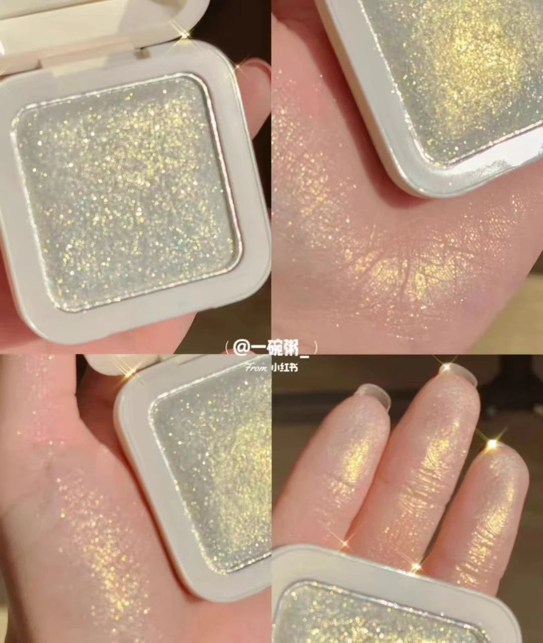 GOGOTALES Single Highlight Contour Pearl Chameleon Highgloss Brightening Longlasting Easy Repair Volume Flash Powder Face Makeup