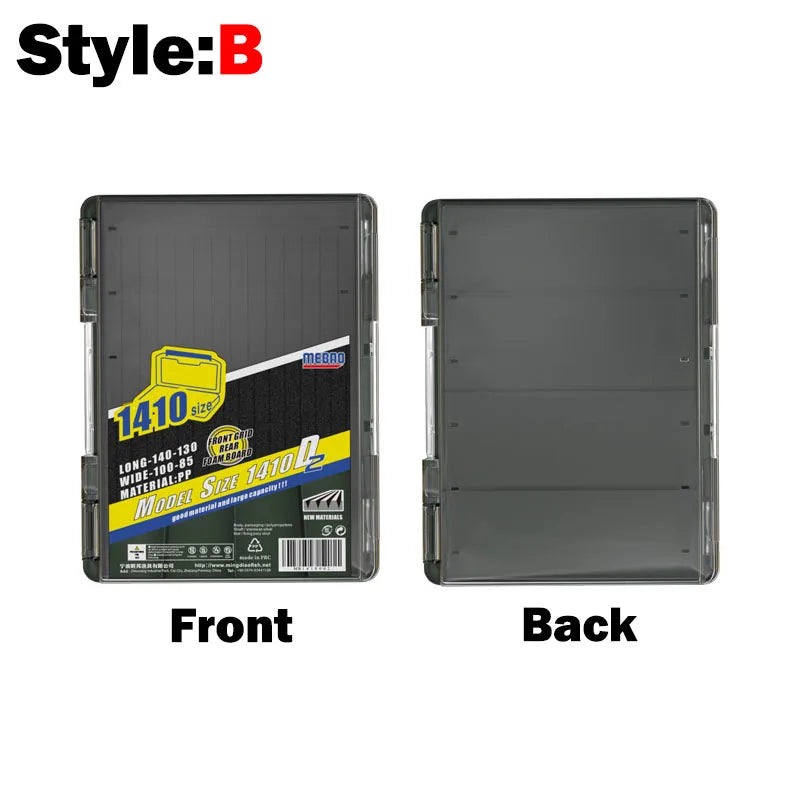 OUTKIT Double Side Fishing Tackle Boxes Fishing Lure Jig  Head Box Organizer Fishing Bait Tackle Storage Case For Blades Spinner