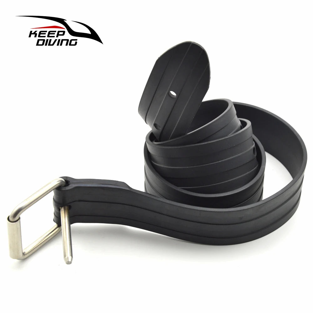 1.3M/1.5M/1.8M Freediving Diving Rubber Weight Belt With Stainless Steel RQuick Release Buckle BCD Accessories Diving Equipment