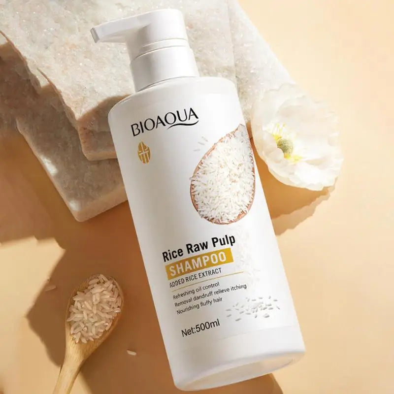 Dầu Gội Gạo Dưỡng Ẩm - Phục Hồi Tóc Khô, Hư Tổn