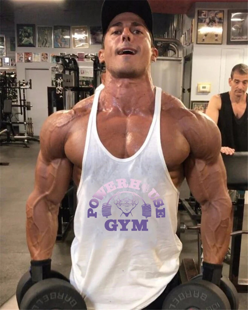 Áo Ba Lỗ Gym Nam Cotton Siêu Co Giãn Powerhouse - Daisan Mart
