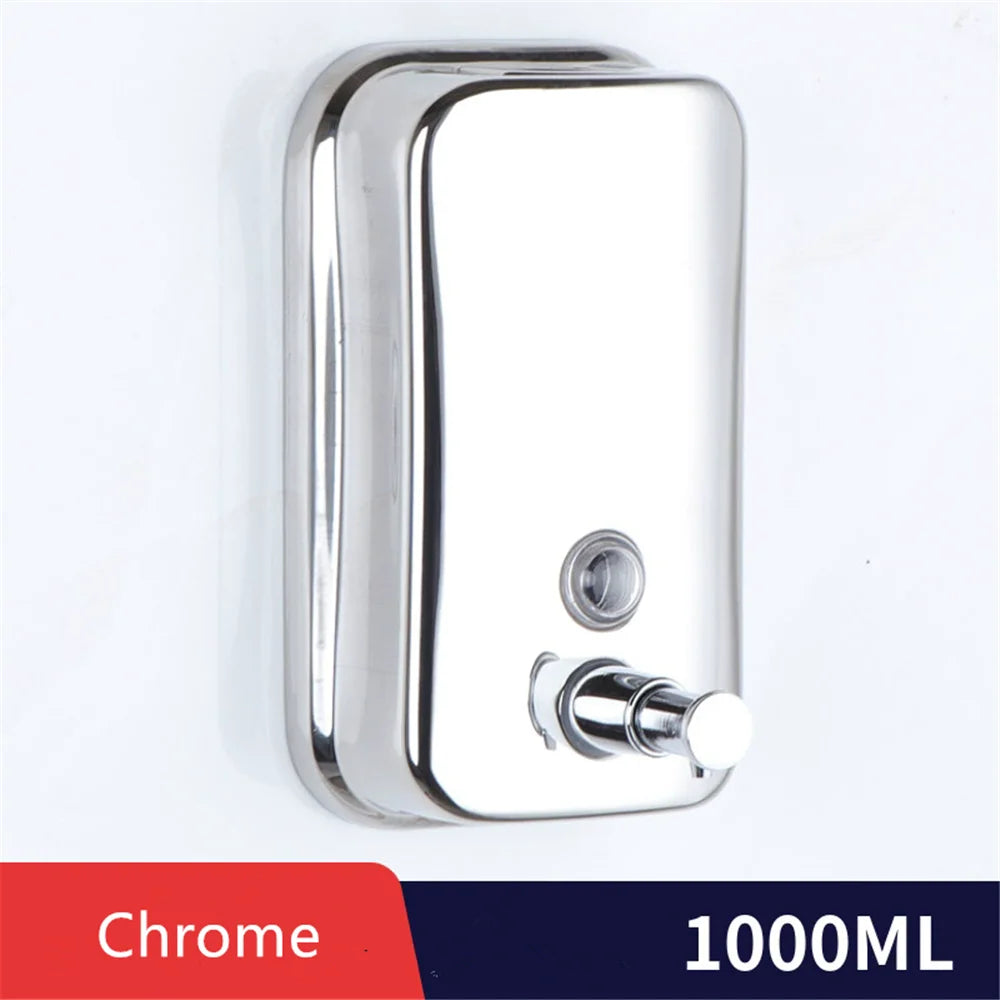 Bình Xà Phòng Treo Tường Inox 304 Mạ Vàng Hồng Cổ - Daisan Mart