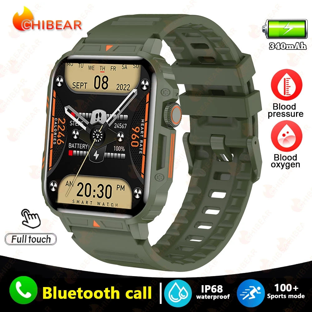 SmartWatch Nam 1.95 - Chống Nước, Gọi Bluetooth